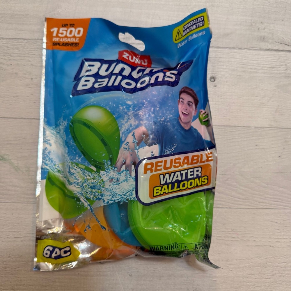 Bunch O Ballons reusable water‎ balloons 6 pack NEW